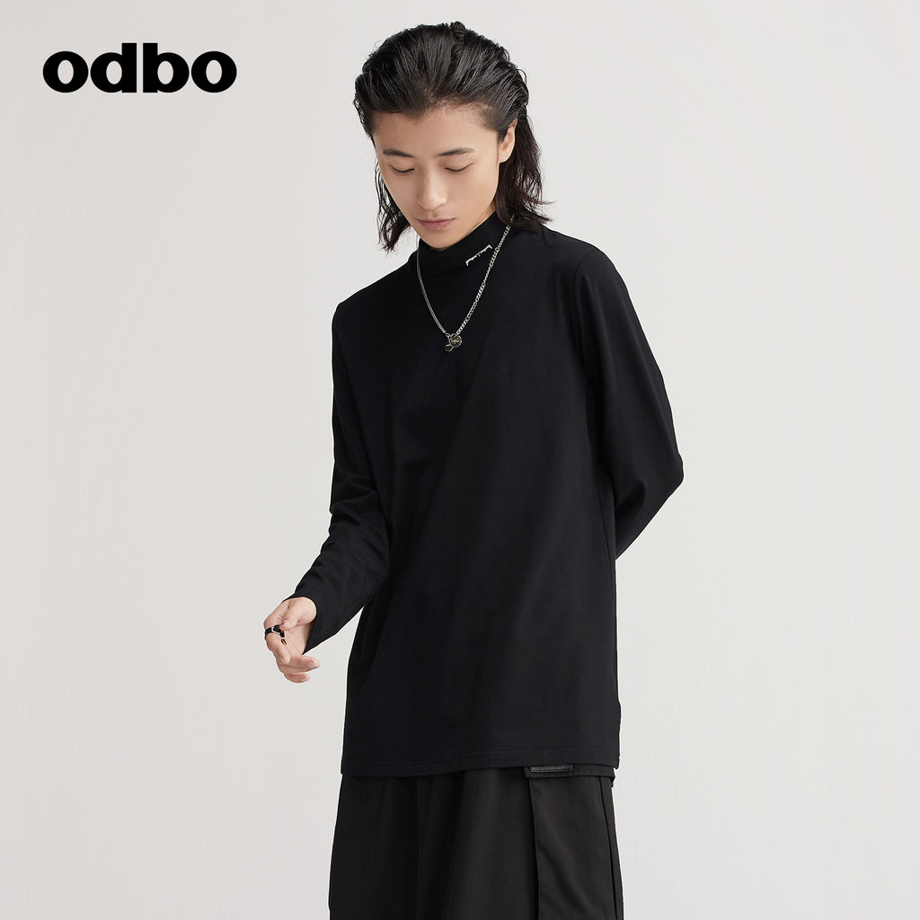 【商場同款】odbo/歐迪比歐專櫃同款設計師品牌長袖修身針織衫女