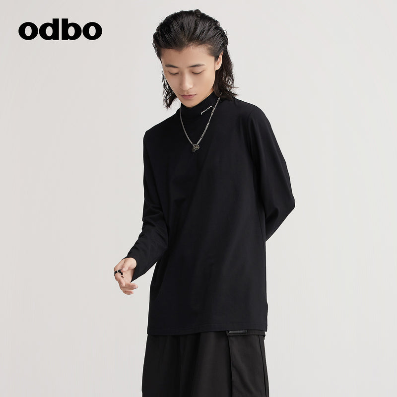 【商場同款】odbo/歐迪比歐專櫃同款設計師品牌長袖修身針織衫女