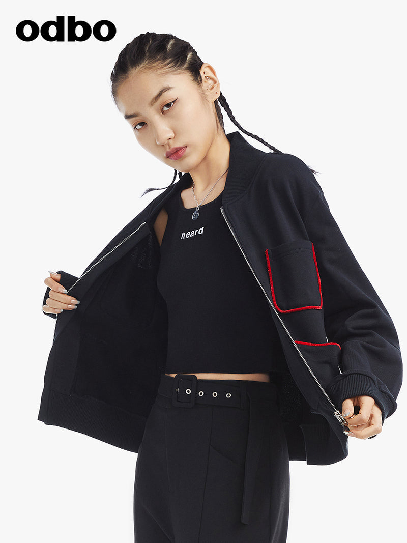 Heardbyodbo短款針織休閒外套女2022早春新款寬鬆純棉百搭開衫