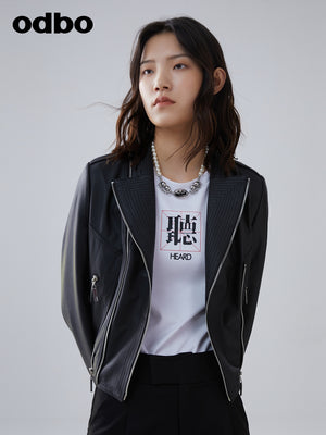 Heardbyodbo秋冬2022年新款女歐貨綿羊皮皮衣外套女小個子短外套