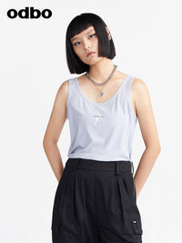Heardbyodbo純慾風針織無袖背心女夏外穿寬鬆休閒內搭上衣潮牌