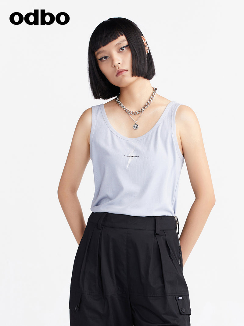Heardbyodbo純慾風針織無袖背心女夏外穿寬鬆休閒內搭上衣潮牌