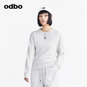 odbo 2022年新款  休閒氣質長袖衛衣 女  上衣