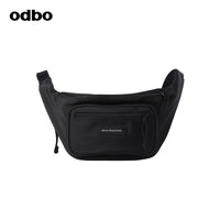 odbo 運動帆布 腰包女 斜挎 胸包