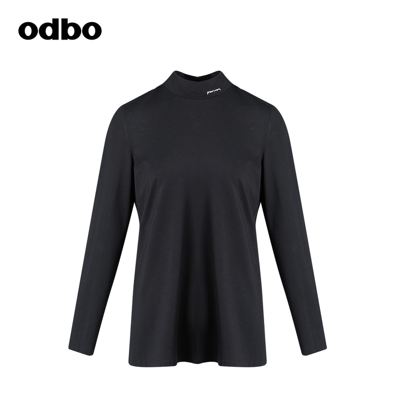 【商場同款】odbo/歐迪比歐專櫃同款設計師品牌長袖修身針織衫女