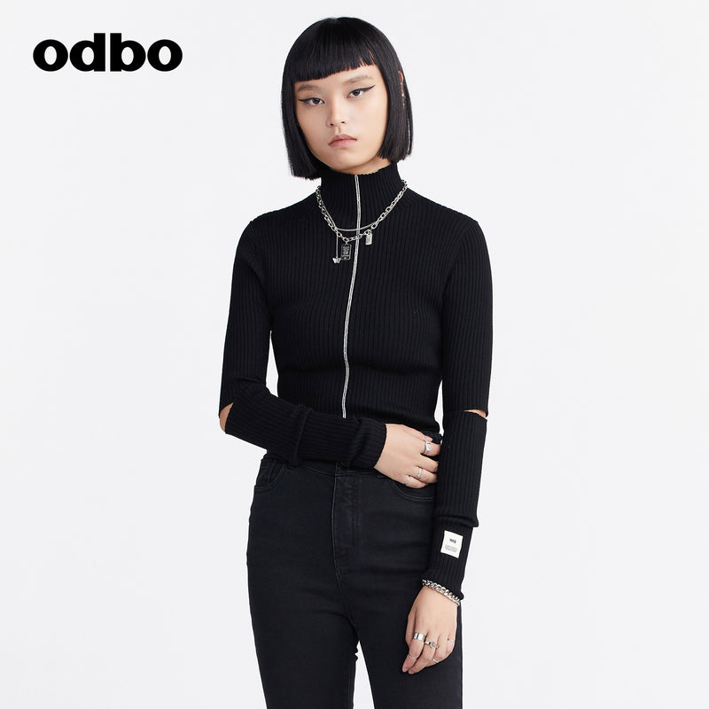 【商場同款】heardbyodbo潮牌羊毛針織衫女秋冬2022新款時尚毛衣