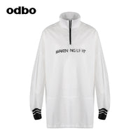【商場同款】odbo/歐迪比歐秋冬2022新款休閒褲罩衫外套女上衣