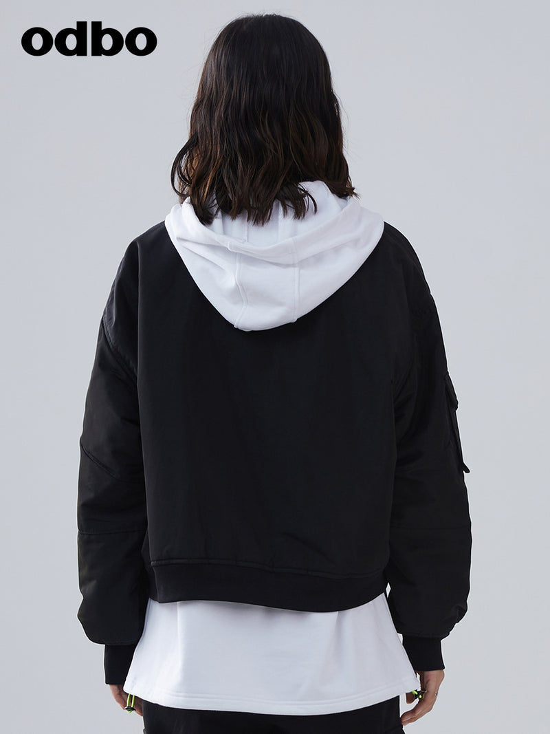 Heardbyodbo男女同款棉短外套女2022秋冬新款加厚保暖棒球服夾克