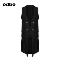 odbo 休閒開衫 馬甲 背心女