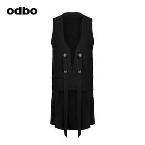 odbo 休閒開衫 馬甲 背心女