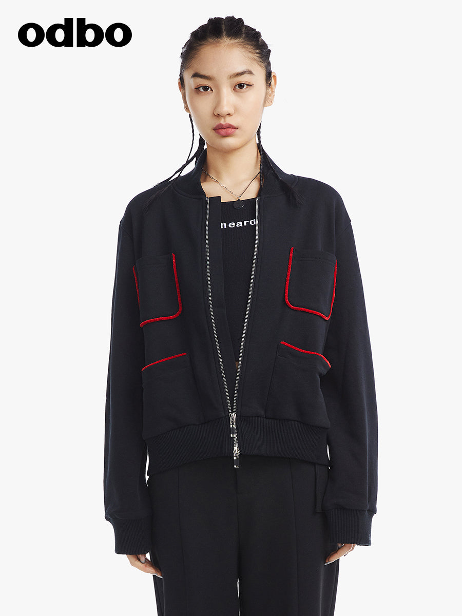 Heardbyodbo短款針織休閒外套女2022早春新款寬鬆純棉百搭開衫