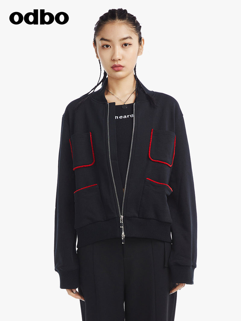 Heardbyodbo短款針織休閒外套女2022早春新款寬鬆純棉百搭開衫